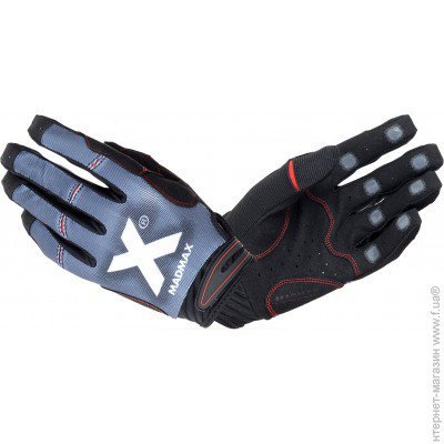 MM CROSSFIT MXG 102 (XL) - черный/серый/белый,  мл, MadMax. Перчатки для фитнеса. 