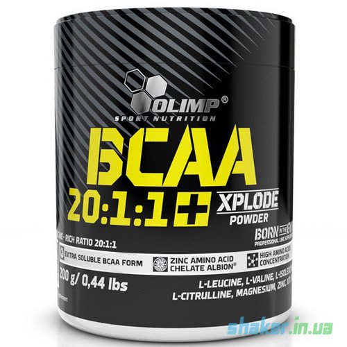 БЦАА Olimp BCAA 20:1:1 Xplode Powder (200 г) олимп иксплод pear,  мл, Olimp Labs. BCAA. Снижение веса Восстановление Антикатаболические свойства Сухая мышечная масса 