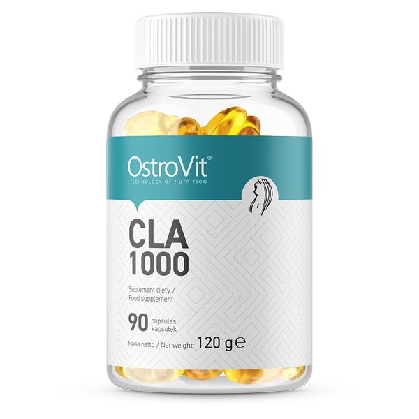 Жиросжигатель OstroVit CLA 1000, 90 капсул,  ml, OstroVit. Fat Burner. Weight Loss Fat burning 