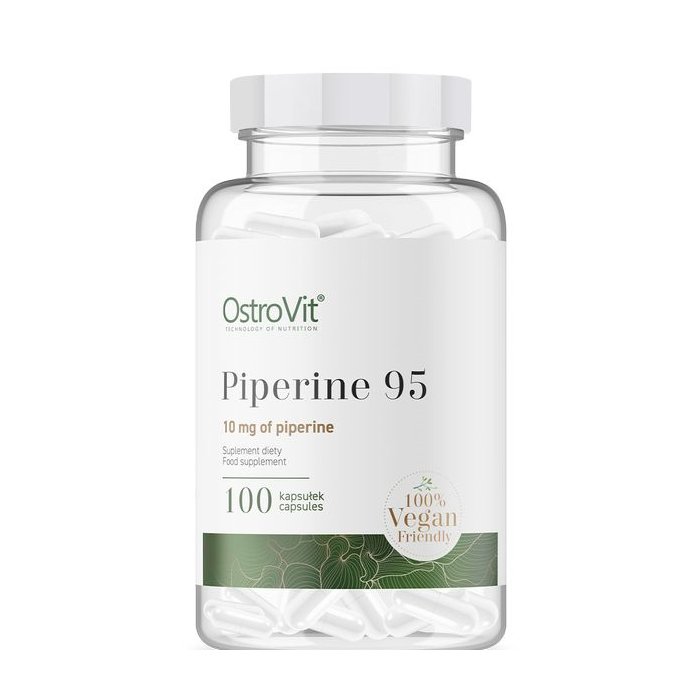 Натуральная добавка OstroVit Piperine 95, 100 вегакапсул,  ml, OstroVit. Natural Products. General Health 