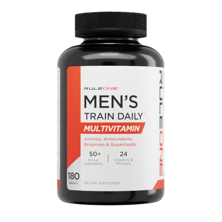 Витамины и минералы Rule 1 Men's Train Daily, 180 таблеток,  мл, Rule One Proteins. Витамины и минералы. Поддержание здоровья Укрепление иммунитета 