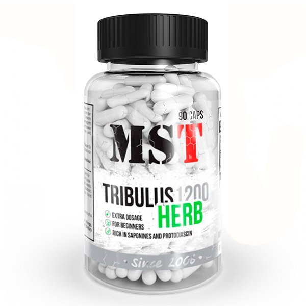 Стимулятор тестостерона MST Tribulus 1200 herb, 90 капсул,  мл, MST Nutrition. Трибулус. Поддержание здоровья Повышение либидо Повышение тестостерона Aнаболические свойства 