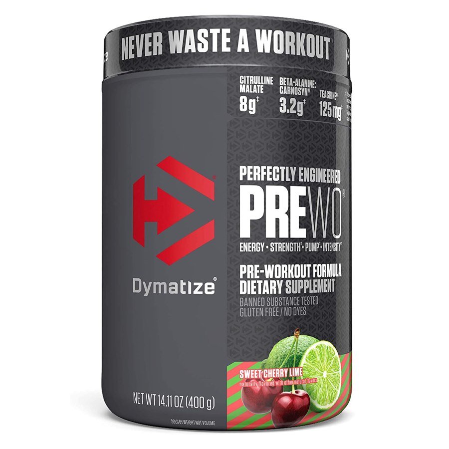 Предтренировочный комплекс Dymatize PreWO, 400 грамм Вишня-лайм,  ml, Dymatize Nutrition. Pre Workout. Energy & Endurance 