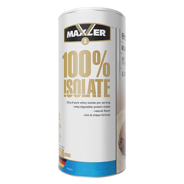 Made By Nature Протеин Maxler 100% Isolate, 450 грамм Клубника, , 450  грамм