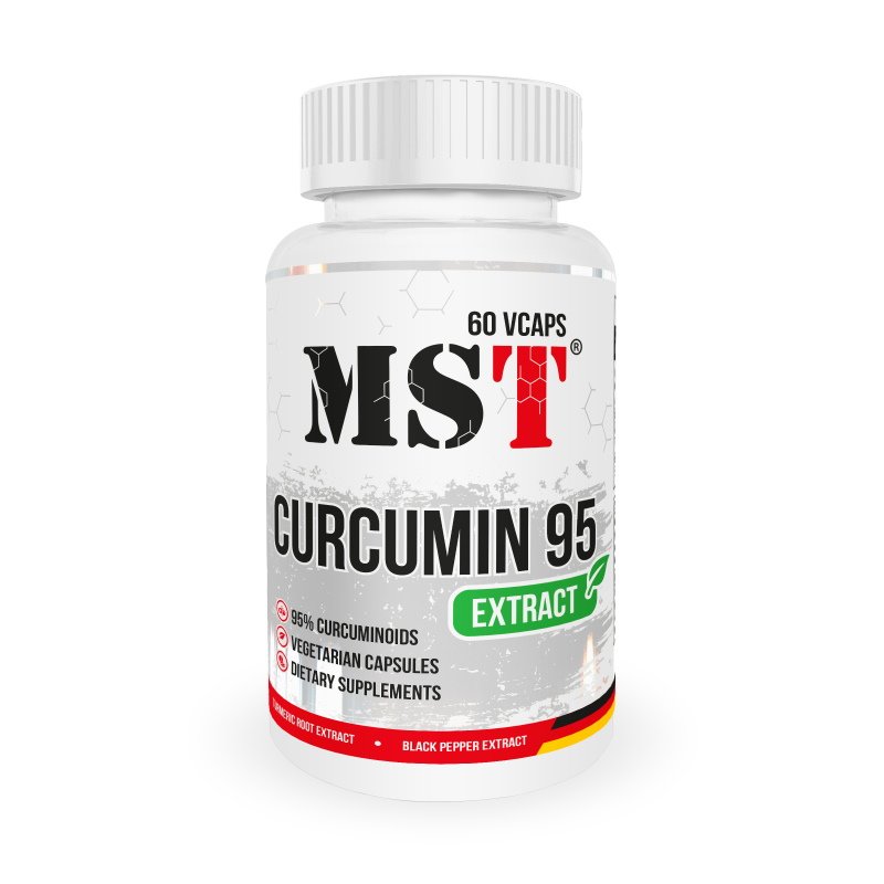 Натуральная добавка MST Curcumin 95 mg, 60 вегакапсул,  ml, MST Nutrition. Natural Products. General Health 