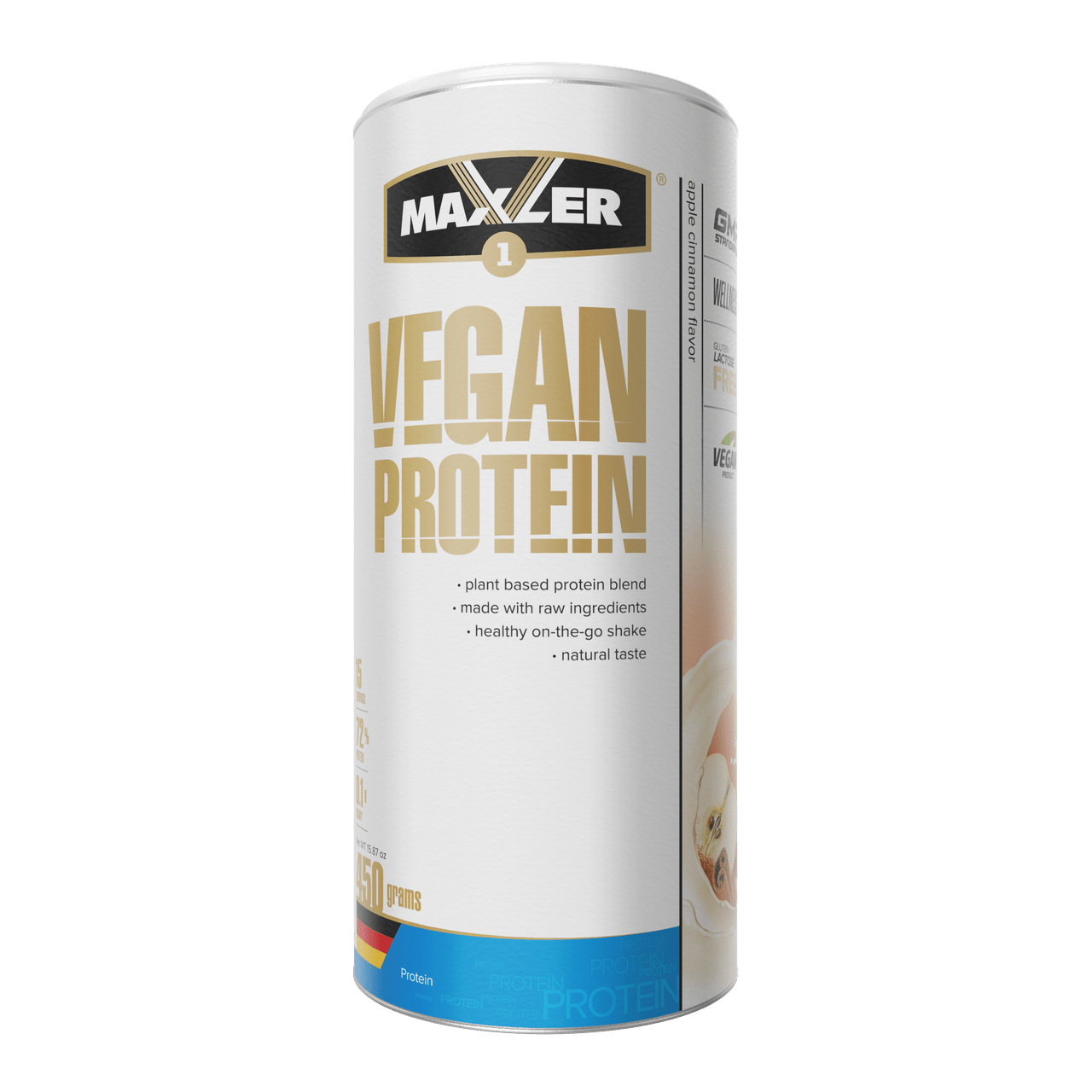 Maxler Vegan Protein 450 г – яблоко с корицей,  мл, Maxler. Растительный протеин. 