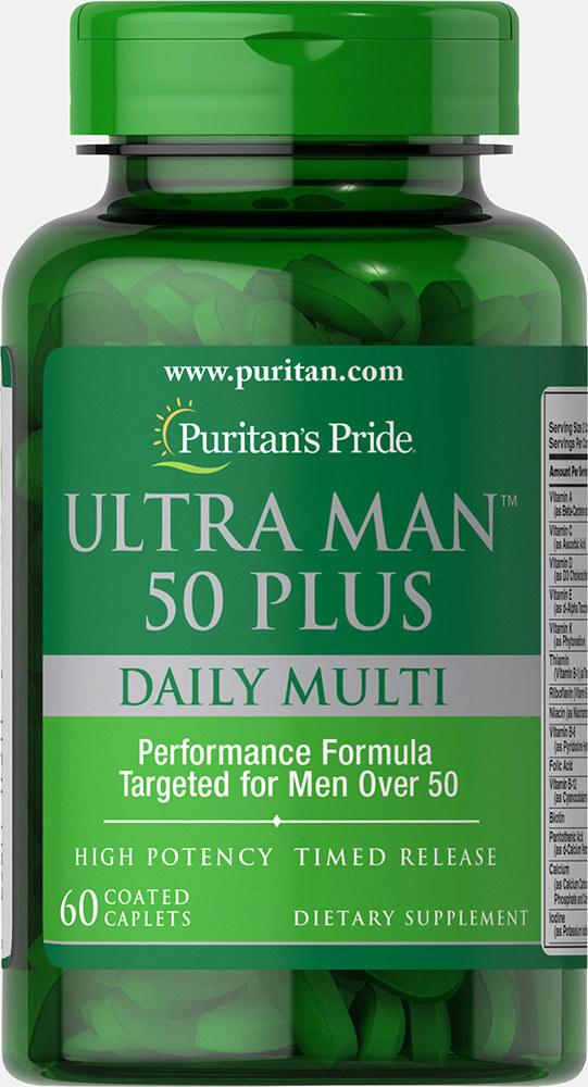 Puritan's Pride Ultra Man™ 50 Plus60 Caplets, , 60 