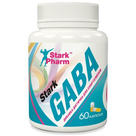 Аминокислота Stark Pharm Stark Gaba, 60 капсул,  ml, Real Pharm. Amino Acids. 