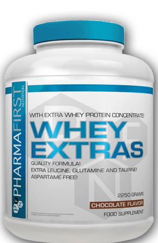 Whey Extras, 2250 г, Pharma First. Сывороточный протеин. Восстановление Антикатаболические свойства Сухая мышечная масса 