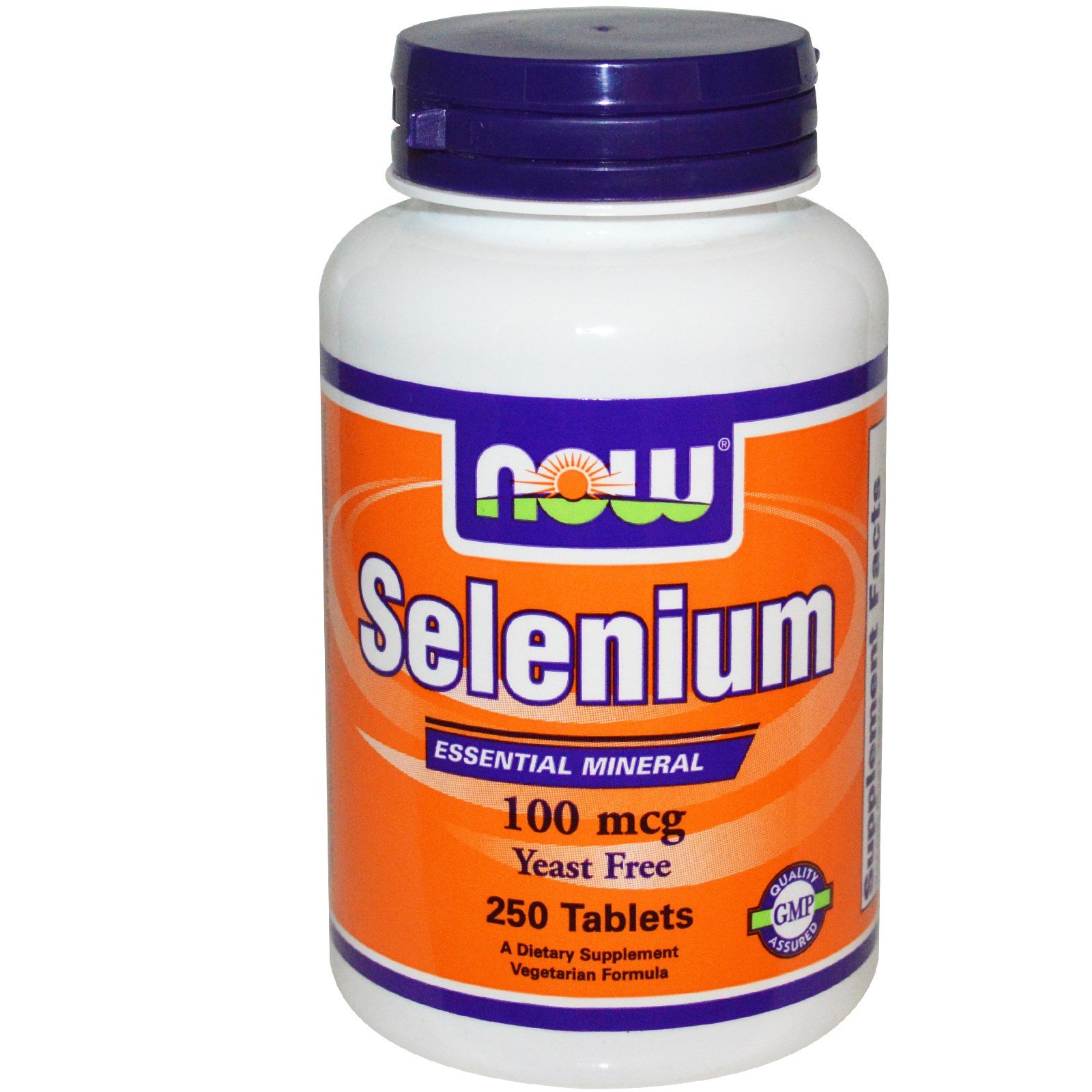 Selenium 100 mcg, 250 pcs, Now. Selenium. General Health Immunity enhancement Skin health Strengthening hair and nails 
