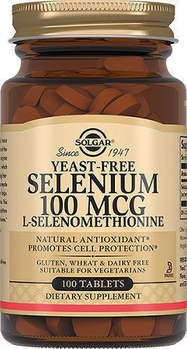 Solgar Solgar Selenium Yeast-Free 100 mcg 100 Tabs, , 