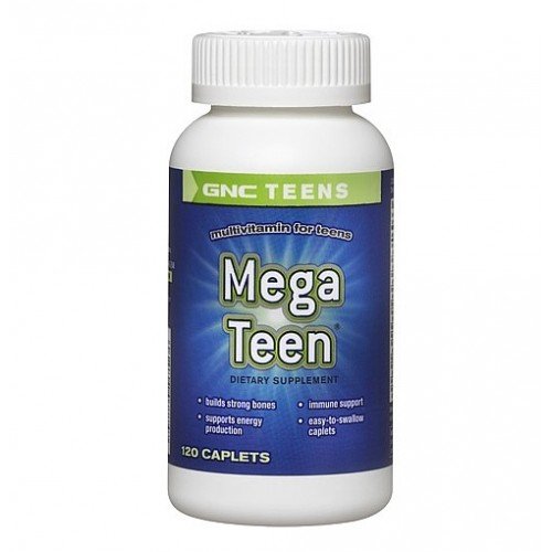 Mega Teen, 120 piezas, GNC. Complejos vitaminas y minerales. General Health Immunity enhancement 