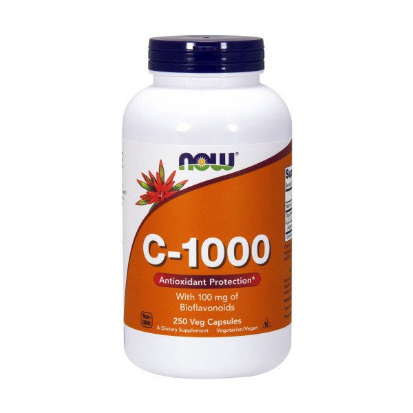 Now Витамин C Now Foods Vitamin C-1000 (250 капс) нау фудс, , 250 