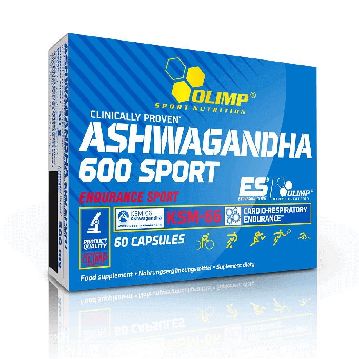 Olimp Labs Натуральная добавка Olimp Ashwagandha 600 Sport , 60 капсул, , 