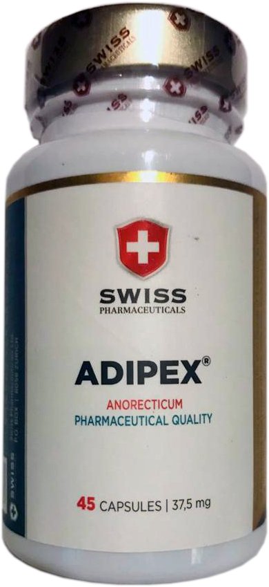 SWISS PHARMACEUTICALS Adipex  45 шт. / 45 servings,  ml, Swiss Pharmaceuticals. Fat Burner. Weight Loss Fat burning 