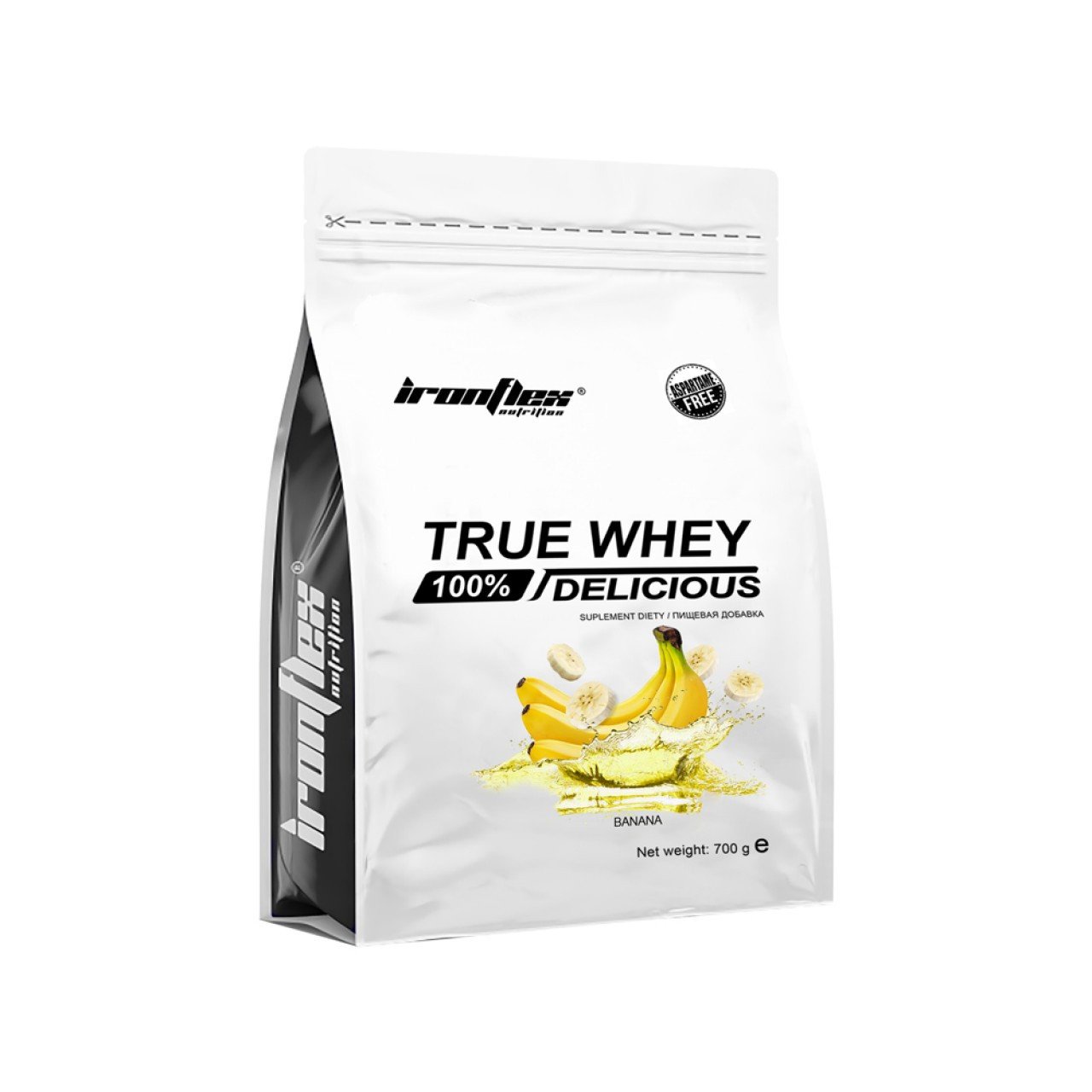 IronFlex Сывороточный протеин концентрат Iron Flex True Whey Delicious 700 грамм Банан, , 