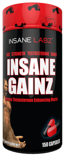 Insane Gainz, 150 шт, Insane Labz. Бустер тестостерона. Поддержание здоровья Повышение либидо Aнаболические свойства Повышение тестостерона 