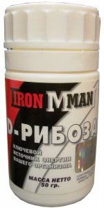 D-рибоза, 50 g, Ironman. Energía. Energy & Endurance 