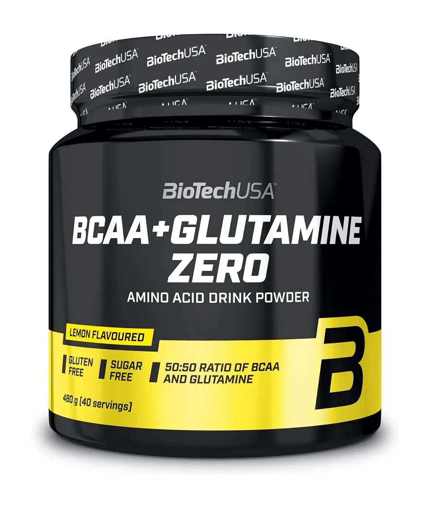 BioTech Амінокислоти BioTech BCAA+Glutamine Zero 480 g Lemon, , 480 г