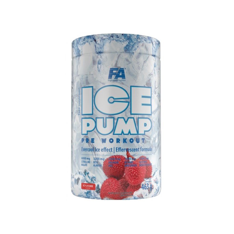 Предтренировочный комплекс Fitness Authority Ice Pump Pre workout, 463 грамм Личи,  ml, Fitness Authority. Pre Entreno. Energy & Endurance 