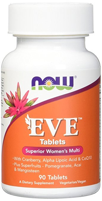 Eve Women's Multiple Vitamin Tablets, 90 шт, Now. Витаминно-минеральный комплекс. Поддержание здоровья Укрепление иммунитета 
