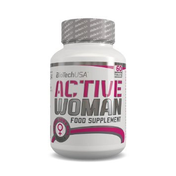 Active Woman, 60 piezas, BioTech. Complejos vitaminas y minerales. General Health Immunity enhancement 