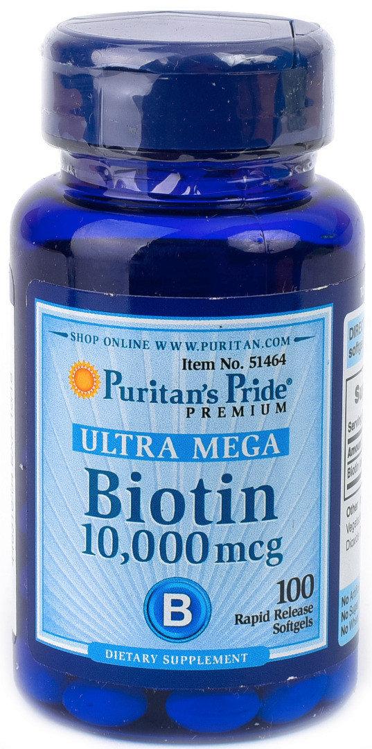 Puritan's Pride Biotin 10000 mcg Puritan's Pride 100 caps, , 100 caps 