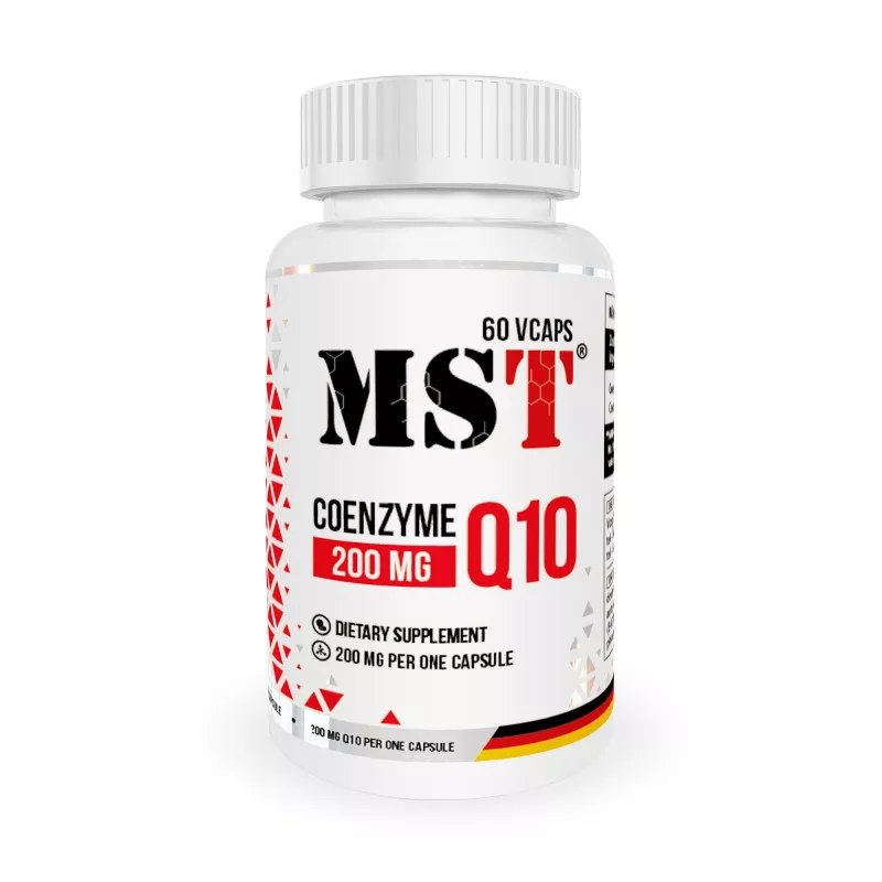 Витамины и минералы MST Coenzyme Q10 200 mg, 60 капсул,  мл, MST Nutrition. Витамины и минералы. Поддержание здоровья Укрепление иммунитета 
