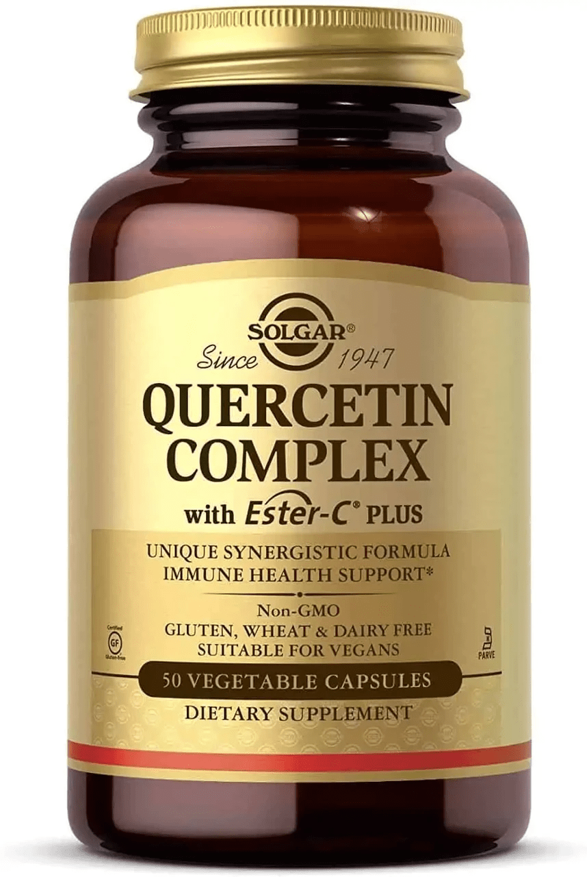 Комплекс с кверцетином и Эстер-С плюс (Solgar, Quercetin Complex, with Ester-C Plus) 100 Caps,  ml, Solgar. Special supplements. 