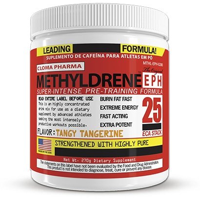 Cloma Pharma Methyldrene EPH 270 г Мандарин,  ml, Cloma Pharma. Pre Workout. Energy & Endurance 