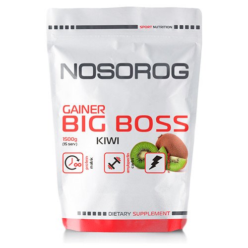 Nosorog Гейнер для набора массы Nosorog Gainer Big Boss (1,5 кг) носорог биг босс киви, , 1.5 