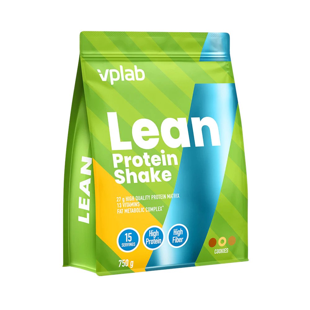 Протеин VPLab Lean Protein Shake, 750 грамм Печенье,  мл, VPLab. Протеин. Набор массы Восстановление Антикатаболические свойства 