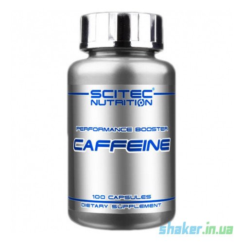 Кофеин Scitec Nutrition Caffeine (100 капс) скатек нутришн,  мл, Scitec Nutrition. Кофеин. Энергия и выносливость Увеличение силы 