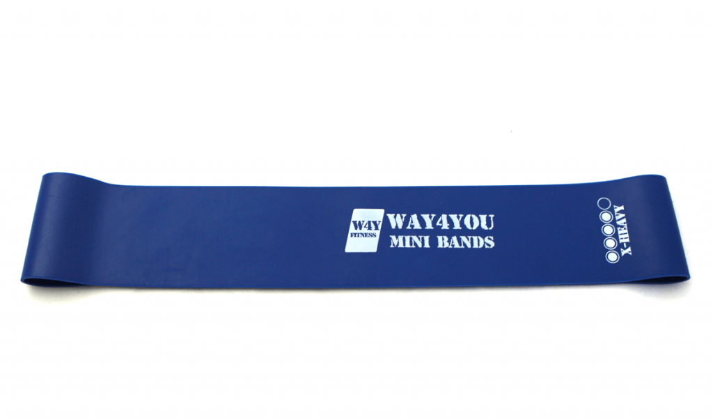 Еспандер для ніг Mini Bands Way4You 7 - 10 кг Синя,  ml, Way4you. Fitness rubbers. 