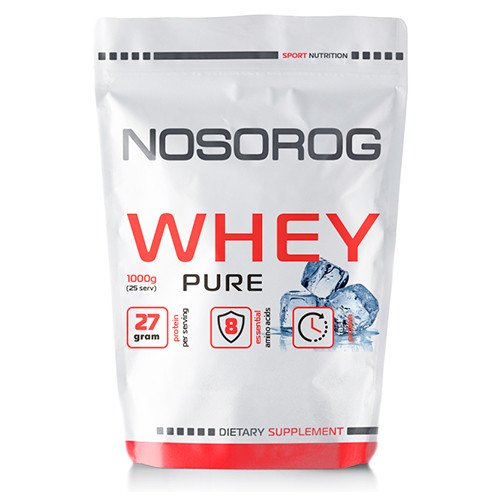 Nosorog Сывороточный протеин концентрат Nosorog Whey (1 кг) носорог вей без добавок, , 1 