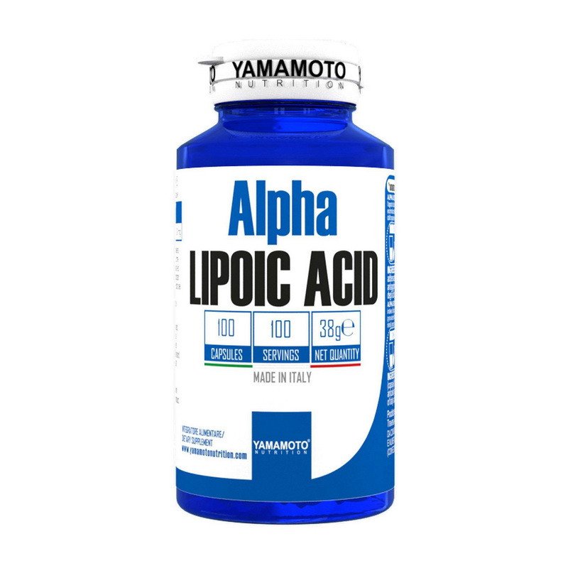 Yamamoto Nutrition Альфа-липоевая кислота  Yamamoto nutrition Alpha Lipoic Acid (100 капсул) ямамото нутришн, , 