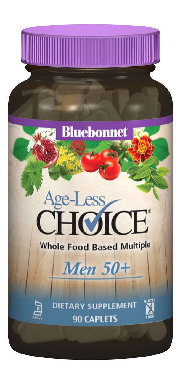 Мужские Мультивитамины 50+, Ageless Choice, Bluebonnet Nutrition, 90 капсул,  мл, Bluebonnet Nutrition. Витамины и минералы. Поддержание здоровья Укрепление иммунитета 