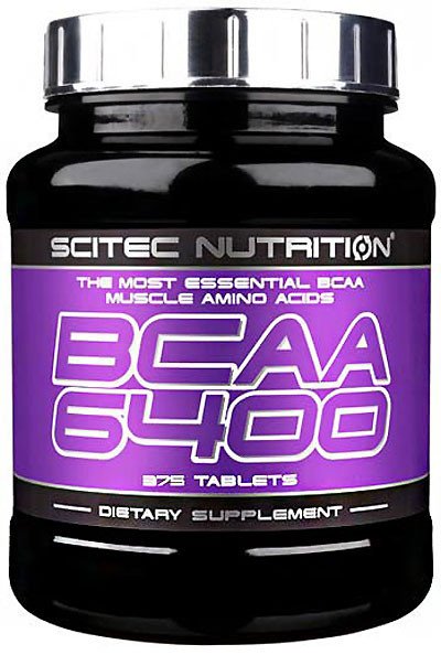 Scitec Nutrition BCAA 6400 375 tabs,  ml, Scitec Nutrition. BCAA. Weight Loss recovery Anti-catabolic properties Lean muscle mass 