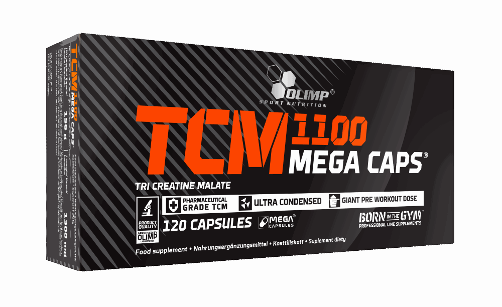 Креатин Olimp TCM 1100 Mega Caps, 120 капсул,  мл, Olimp Labs. Креатин. Набор массы Энергия и выносливость Увеличение силы 