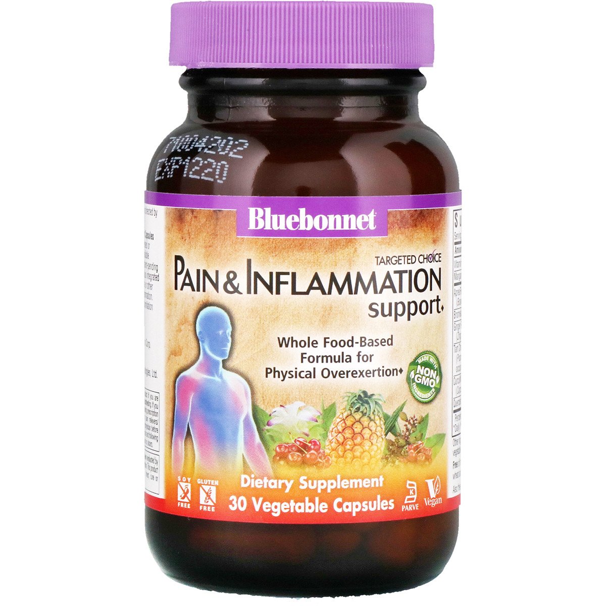 Bluebonnet Nutrition Комплекс против боли и воспалений в суставах,, Pain & Inflammation Support, Targeted Choice, Bluebonnet Nutrition, 30 растительных капсул, , 30 