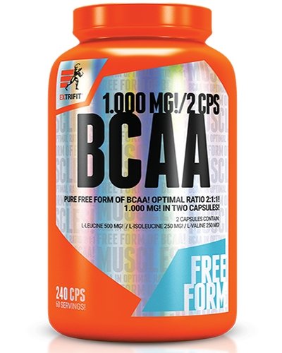BCAA 2:1:1 Pure, 240 pcs, EXTRIFIT. BCAA. Weight Loss recovery Anti-catabolic properties Lean muscle mass 