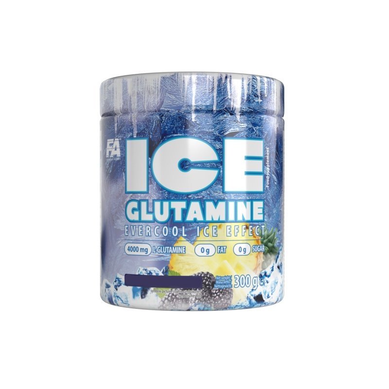 Аминокислота Fitness Authority Ice Glutamine, 300 грамм Ежевика-ананас,  мл, Fitness Authority. Аминокислоты. 