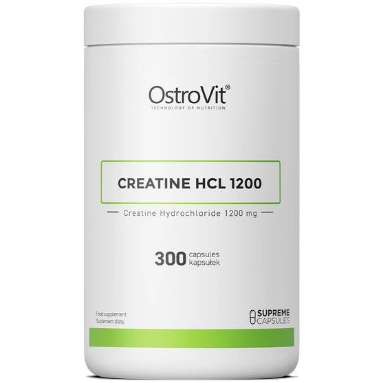 Креатин OstroVit Creatine HCL 1200, 300 капсул,  мл, OstroVit. Креатин. Набор массы Энергия и выносливость Увеличение силы 