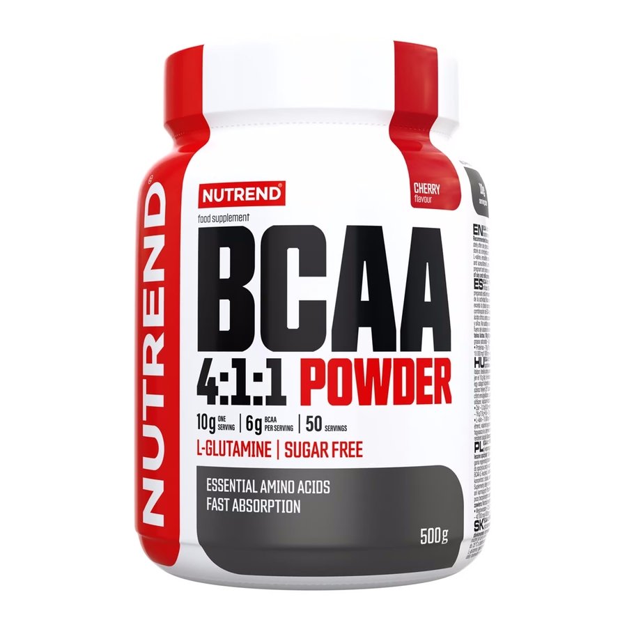 Аминокислота BCAA Nutrend BCAA 4:1:1, 500 грамм Вишня,  мл, Nutrend. BCAA. Снижение веса Восстановление Антикатаболические свойства Сухая мышечная масса 