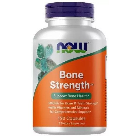 NOW Foods Bone Strength 120 Caps,  мл, Now. Витамины и минералы. Поддержание здоровья Укрепление иммунитета 