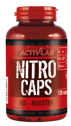 Донатор азота Activlab Nitro Caps 120 капс (дата 10/19),  мл, ActivLab. Аминокислоты. 
