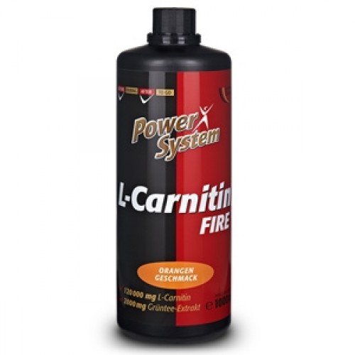L-Carnitin Fire, 1000 ml, Power System. L-carnitina. Weight Loss General Health Detoxification Stress resistance Lowering cholesterol Antioxidant properties 