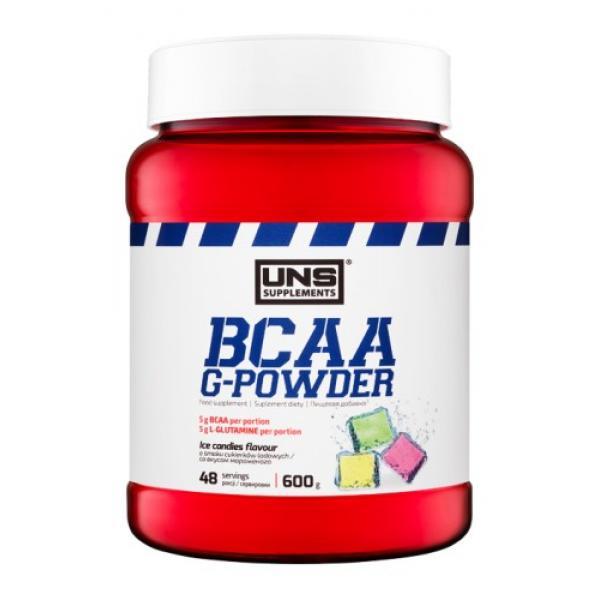UNS БЦАА UNS BCAA G-Powder (600г) юсн с глютамином Ice Candy, , 0.6 