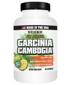 Garcinia Cambogia, 90 шт, Weider. Жиросжигатель. Снижение веса Сжигание жира 