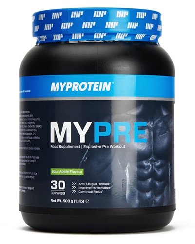 MyPre, 500 g, MyProtein. Pre Entreno. Energy & Endurance 